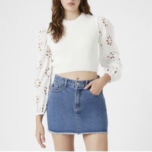 Item Forever 21 Jean Skirt Mid Rise Mini